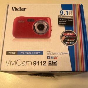 ViviCam 9112 Red Digital Camera